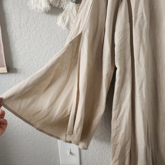 Eloquii Beige Button-Down Dress - Picture 8 of 12